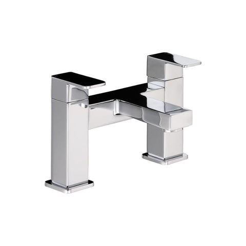 Abode Fervour Deck Mounted Bath Filler - Chrome - Unbeatable Bathrooms