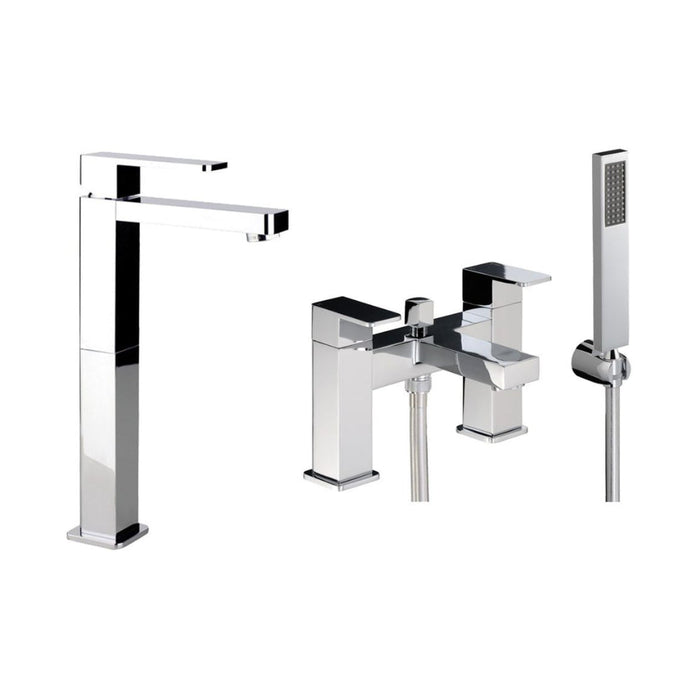 Abode Fervour Pack Offer 4 (Tall Basin Mixer & Bath/Shower Mixer) - Chrome - Unbeatable Bathrooms