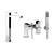 Abode Fervour Pack Offer 4 (Tall Basin Mixer & Bath/Shower Mixer) - Chrome - Unbeatable Bathrooms