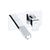 Abode Fervour Pack Offer 6 (Wall Mounted Basin Mixer & Bath/Shower Mixer) - Chrome - Unbeatable Bathrooms