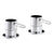 Abode Harmonie Round Bath Filler Panel Valves (Pair) - Unbeatable Bathrooms