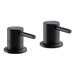 Abode Harmonie Round Bath Filler Panel Valves (Pair) - Unbeatable Bathrooms