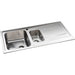 Abode Ixis 1.5B & Drainer Inset Sink - St/Steel - Unbeatable Bathrooms