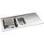 Abode Ixis 1.5B & Drainer Inset Sink - St/Steel - Unbeatable Bathrooms