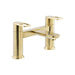 Abode Levarto Deck Mounted Bath Filler - Brushed Brass - Unbeatable Bathrooms