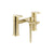 Abode Levarto Deck Mounted Bath Shower Mixer - Brushed Brass - Unbeatable Bathrooms