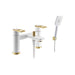 Abode Levarto Deck Mounted Bath Shower Mixer - Unbeatable Bathrooms