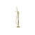Abode Levarto Floor Standing Bath Shower Mixer - Brushed Brass - Unbeatable Bathrooms