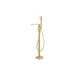 Abode Levarto Floor Standing Bath Shower Mixer - Brushed Brass - Unbeatable Bathrooms