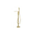 Abode Levarto Floor Standing Bath Shower Mixer - Brushed Brass - Unbeatable Bathrooms