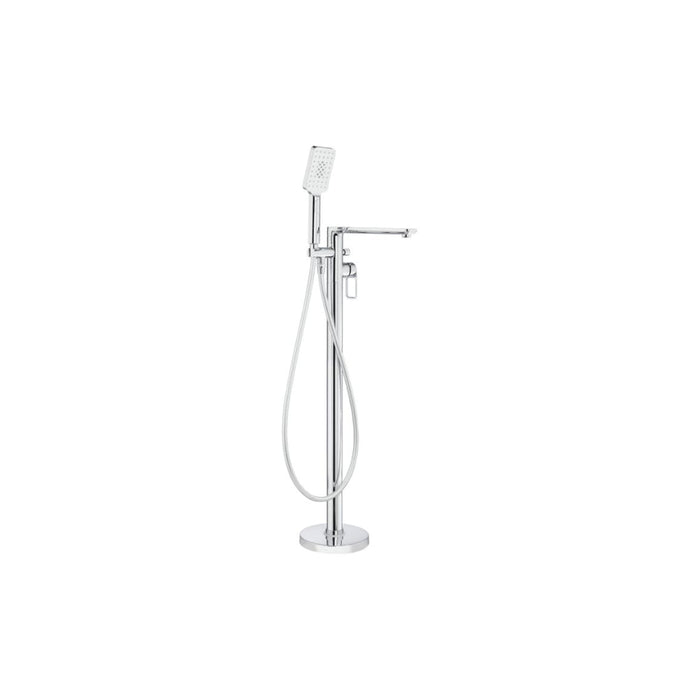 Abode Levarto Floor Standing Bath Shower Mixer - Chrome - Unbeatable Bathrooms
