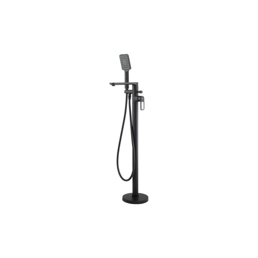 Abode Levarto Floor Standing Bath Shower Mixer - Matt Black - Unbeatable Bathrooms