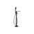 Abode Levarto Floor Standing Bath Shower Mixer - Matt Black - Unbeatable Bathrooms