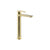 Abode Levarto Tall Basin Mixer - Brushed Brass - Unbeatable Bathrooms
