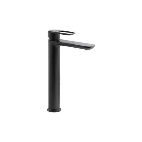 Abode Levarto Tall Basin Mixer - Matt Black - Unbeatable Bathrooms