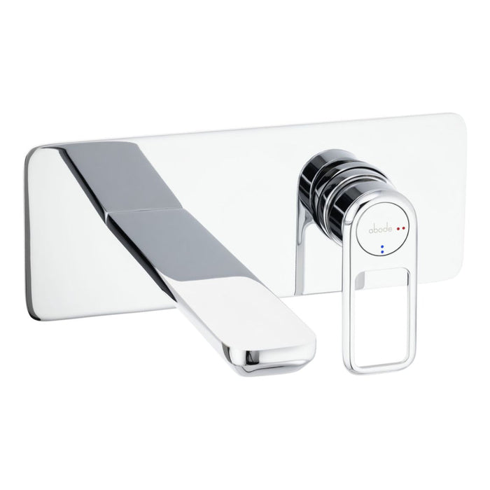 Abode Levarto Wall Mounted Basin/Bath Mixer - Chrome - Unbeatable Bathrooms