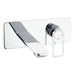Abode Levarto Wall Mounted Basin/Bath Mixer - Chrome - Unbeatable Bathrooms