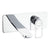 Abode Levarto Wall Mounted Basin/Bath Mixer - Chrome - Unbeatable Bathrooms