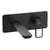 Abode Levarto Wall Mounted Basin/Bath Mixer - Matt Black - Unbeatable Bathrooms
