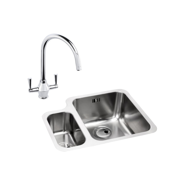 Abode Matrix 1.5B Undermount St/Steel Sink Tap Pack - Unbeatable Bathrooms