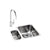 Abode Matrix 1.5B Undermount St/Steel Sink Tap Pack - Unbeatable Bathrooms