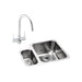 Abode Matrix 1.5B Undermount St/Steel Sink Tap Pack - Unbeatable Bathrooms