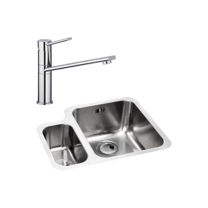 Abode Matrix 1.5B Undermount St/Steel Sink Tap Pack - Unbeatable Bathrooms