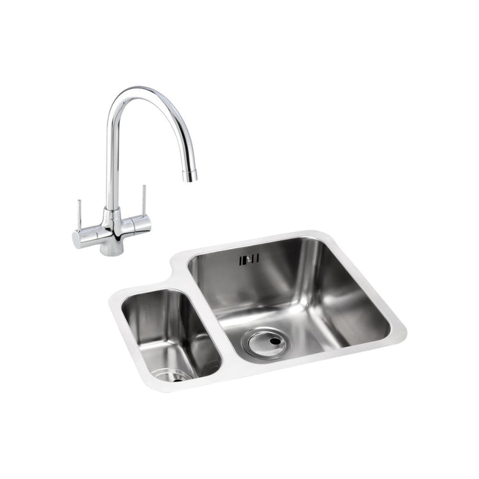 Abode Matrix 1.5B Undermount St/Steel Sink Tap Pack - Unbeatable Bathrooms