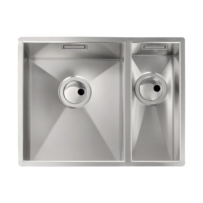 Abode Matrix R0 1.5B Undermount Sink - Brushed Steel - Unbeatable Bathrooms