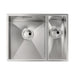 Abode Matrix R0 1.5B Undermount Sink - Brushed Steel - Unbeatable Bathrooms