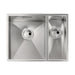 Abode Matrix R0 1.5B Undermount Sink - Brushed Steel - Unbeatable Bathrooms