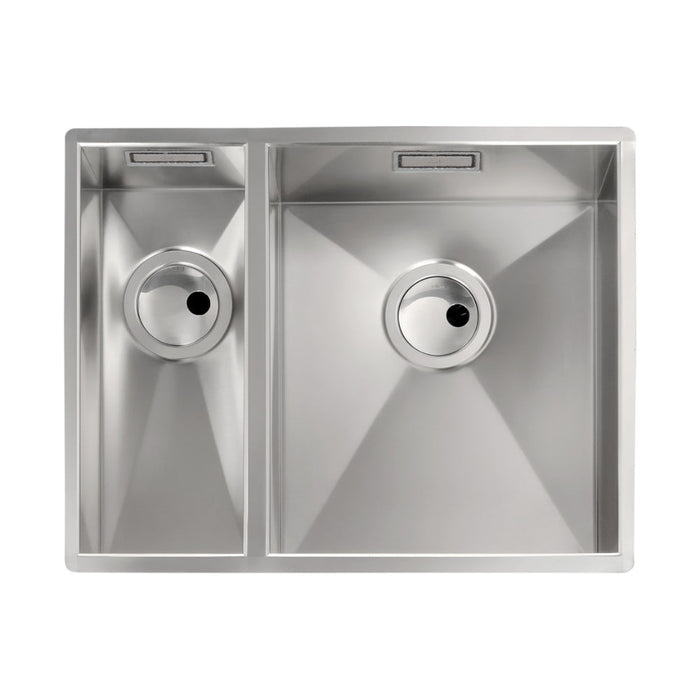 Abode Matrix R0 1.5B Undermount Sink - Brushed Steel - Unbeatable Bathrooms