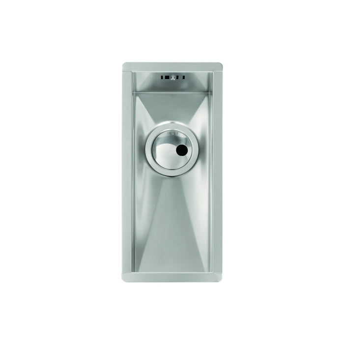 Abode Matrix R0 160mm Square 0.5B Undermount Sink - St/Steel - Unbeatable Bathrooms