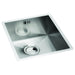 Abode Matrix R0 340mm Square 1B Undermount Sink - St/Steel - Unbeatable Bathrooms