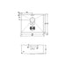 Abode Matrix R0 500mm 1B Undermount Sink - St/Steel - Unbeatable Bathrooms