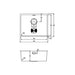 Abode Matrix R15 1B Undermount/Inset Sink - St/Steel - Unbeatable Bathrooms