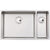 Abode Matrix R15 Large 1.5B Undermount/Inset Sink - St/Steel - Unbeatable Bathrooms