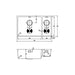 Abode Matrix R15 Large 1.5B Undermount/Inset Sink - St/Steel - Unbeatable Bathrooms