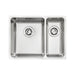 Abode Matrix R25 1.5B Inset/Undermount Sink - St/Steel - Unbeatable Bathrooms