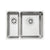 Abode Matrix R25 1.5B Inset/Undermount Sink - St/Steel - Unbeatable Bathrooms