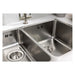 Abode Matrix R25 1.5B Inset/Undermount Sink - St/Steel - Unbeatable Bathrooms