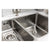 Abode Matrix R25 1.5B Inset/Undermount Sink - St/Steel - Unbeatable Bathrooms