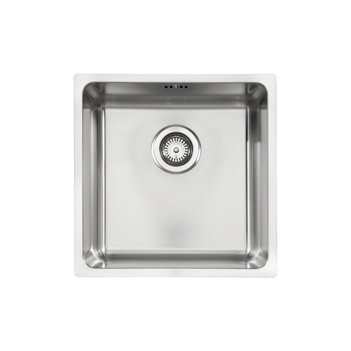 Abode Matrix R25 1B Inset/Undermount Sink - St/Steel - Unbeatable Bathrooms