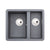 Abode Matrix Sq GR15 1.5B Granite Inset/Undermount Sink - Unbeatable Bathrooms