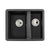 Abode Matrix Sq GR15 1.5B Granite Inset/Undermount Sink - Unbeatable Bathrooms
