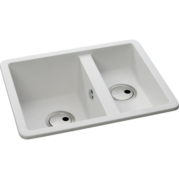 Abode Matrix Sq GR15 1.5B Granite Inset/Undermount Sink - Unbeatable Bathrooms