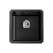 Abode Matrix Sq GR15 1B Granite Inset/Undermount Sink - Unbeatable Bathrooms