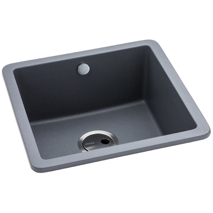 Abode Matrix Sq GR15 1B Granite Inset/Undermount Sink - Unbeatable Bathrooms