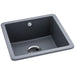 Abode Matrix Sq GR15 1B Granite Inset/Undermount Sink - Unbeatable Bathrooms