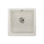 Abode Matrix Sq GR15 1B Granite Inset/Undermount Sink - Unbeatable Bathrooms